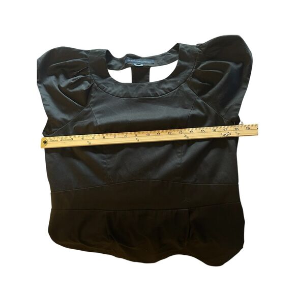 NWT French Connection Lolo Cutout Bow Back Dress Black Size 12 - Picture 6 of 16